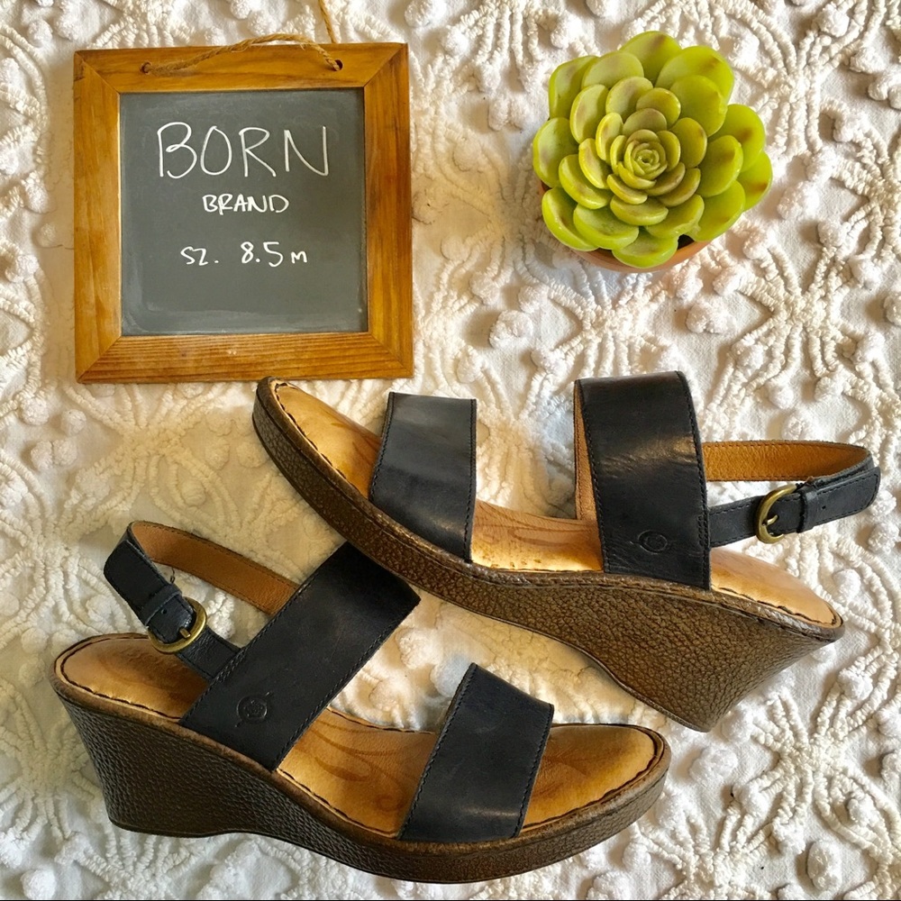 Born wedge sandals